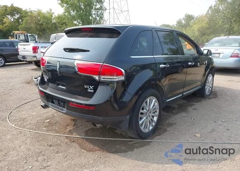 2012 Lincoln Mkx z USA, uszkodzony, nr VIN 2LMDJ8JK3CBL12328